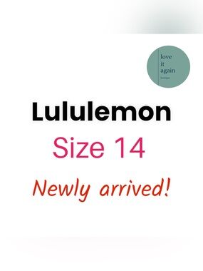 Lulu Invigorate Training Tank Rare Size 14